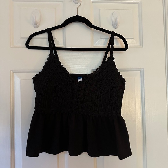 Old Navy Tops - Old Navy Sleeveless Crochet Top